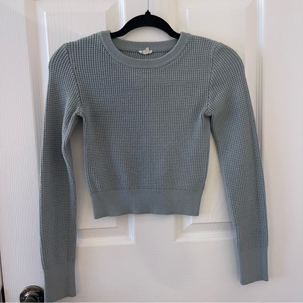 Garage Women's Light Gray Crew Neck Sweater
